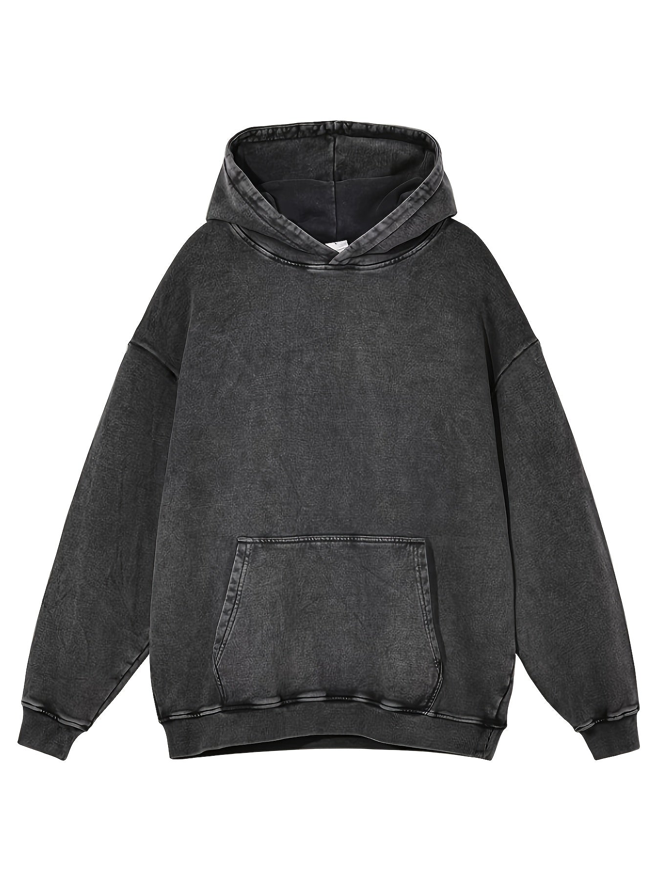 Vintage Washed Streetwear Hoodie