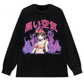 Japanese Anime Girl Oversized Streetwear T-Shirt