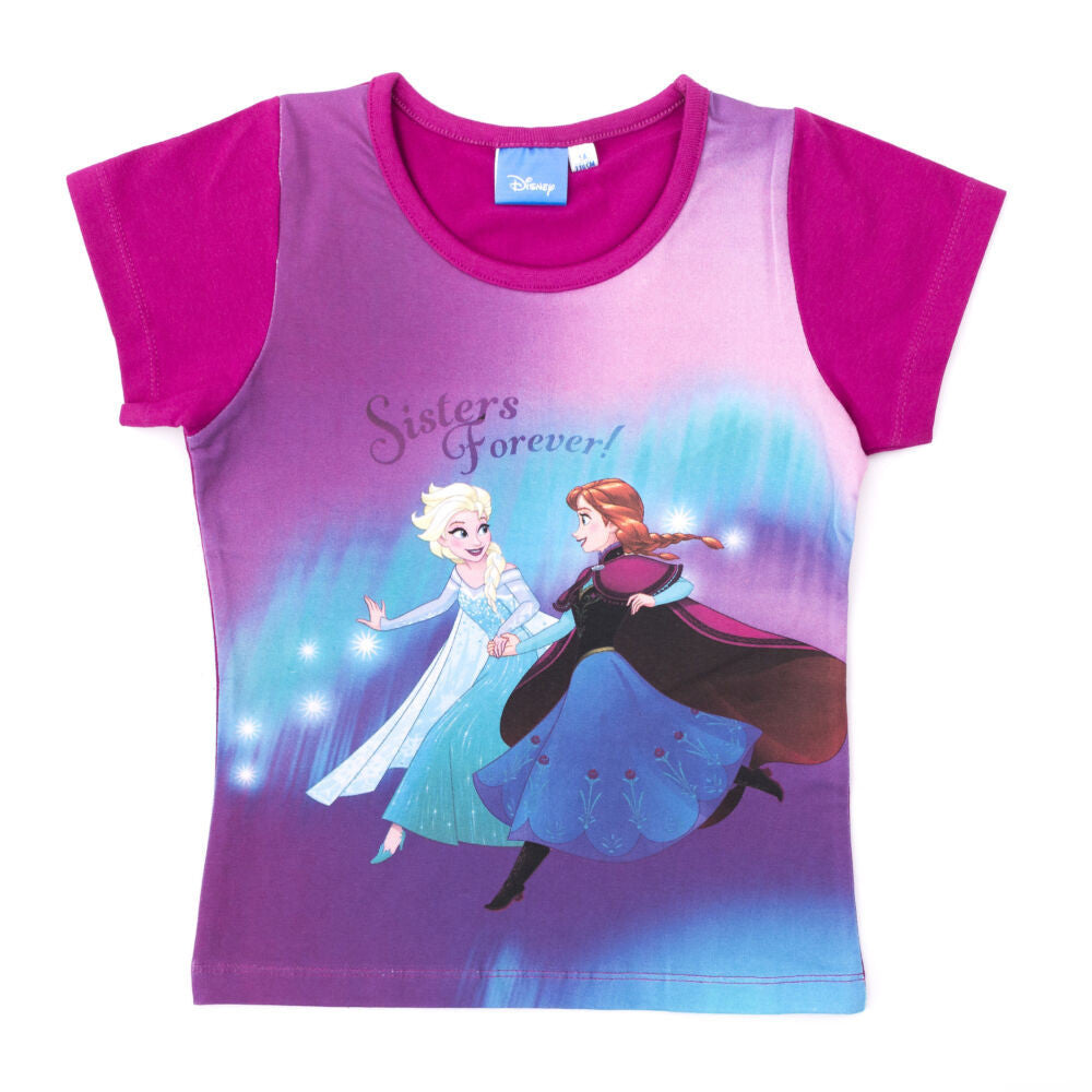 Frozen girls short sleeve t-shirt - cotton t-shirt - burgundy_98