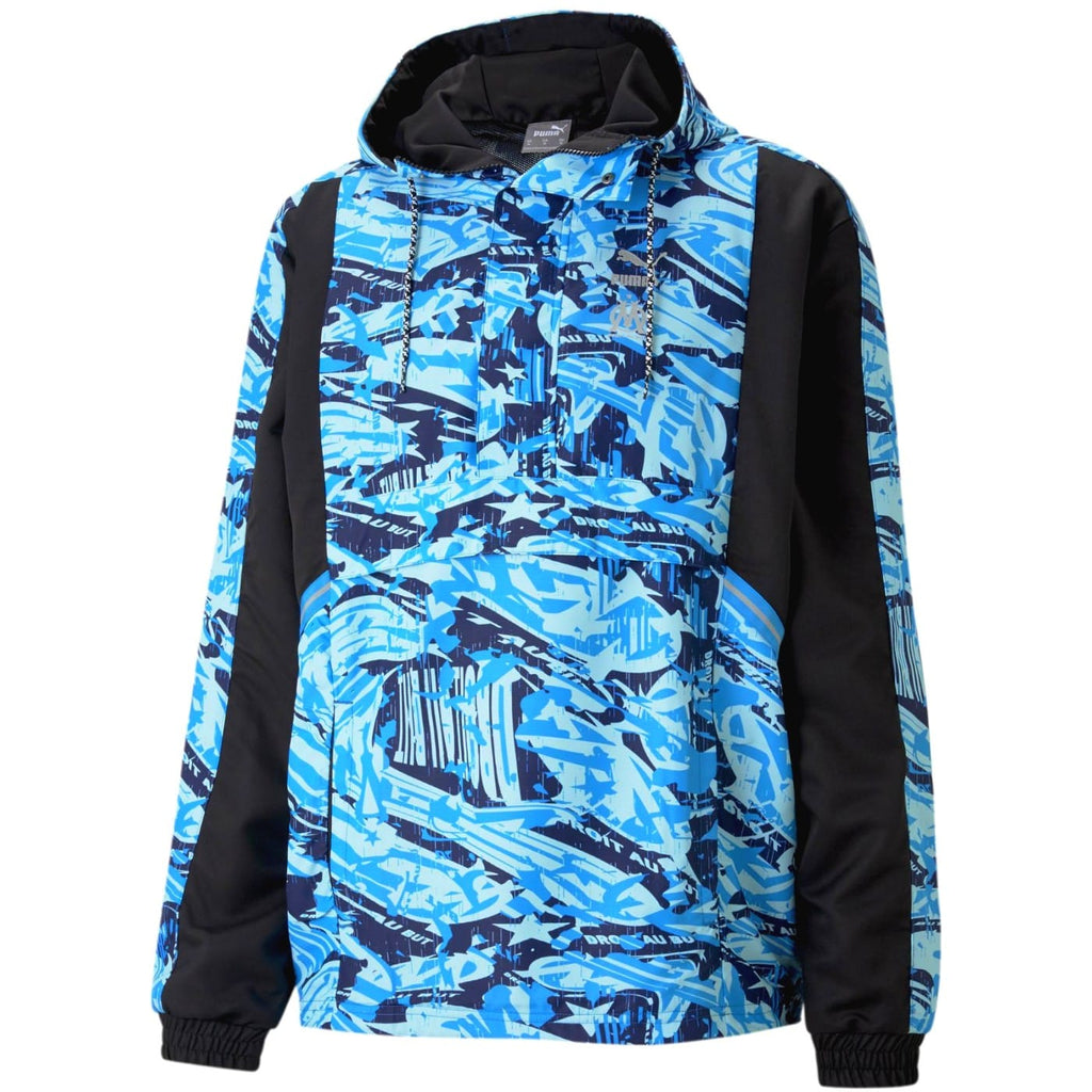 Olympique Marseille streetwear woven presentation tracksuit 2022 - Puma