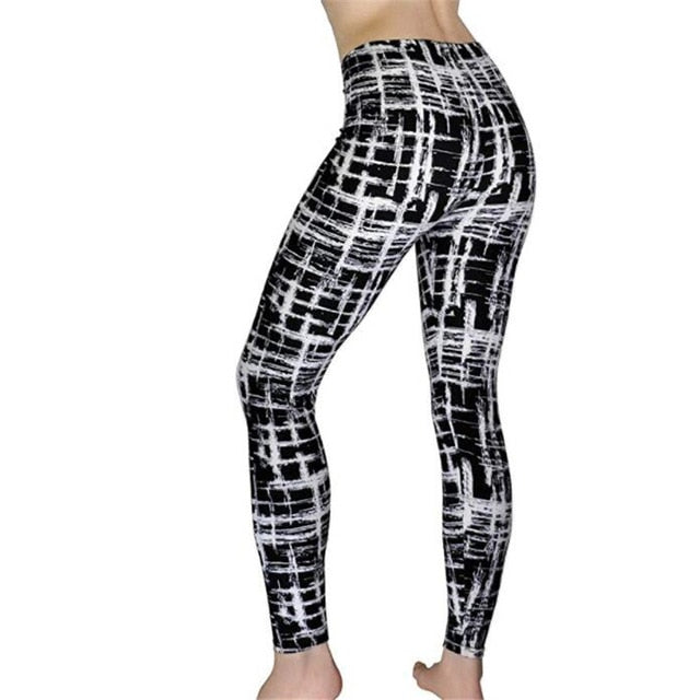 Fashion Girl Legging Spandex Aptitud Print Floral Leggings Leggins Milk Silk