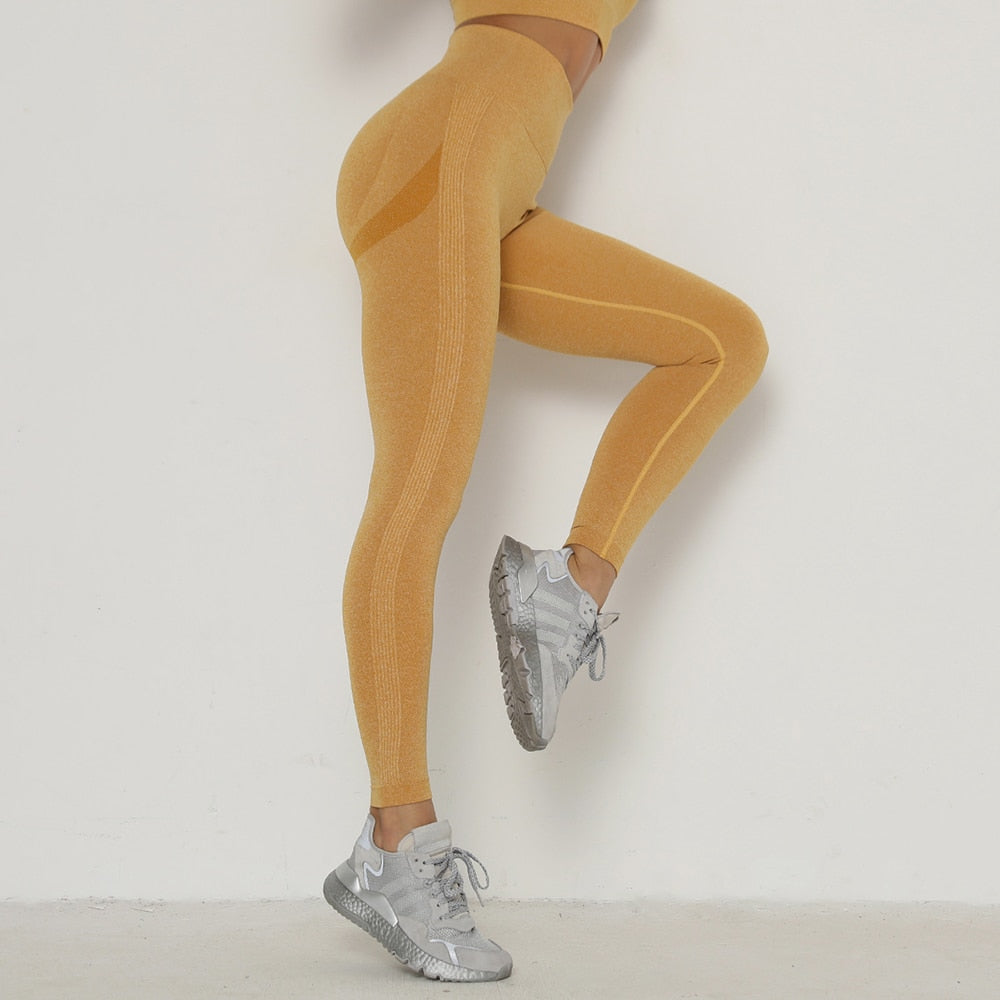 Women High Waist Seamless Leggings Gym Leggings Sport Fitness Legins Sportowe Yoga Pants Scrunch Butt Leggings Running