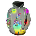 New Digital Print Men Women Hip Hop Streetwear Hoodies